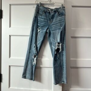 Stevie Hender stretch distressed jeans